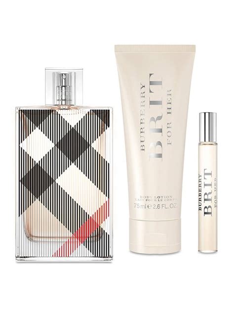 burberry women perfume set|Burberry brit perfume gift set.